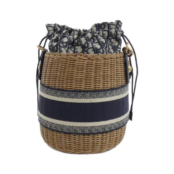 Christian Dior Oblique Dior Wicker Shoulder Bag - Picture 2 of 10